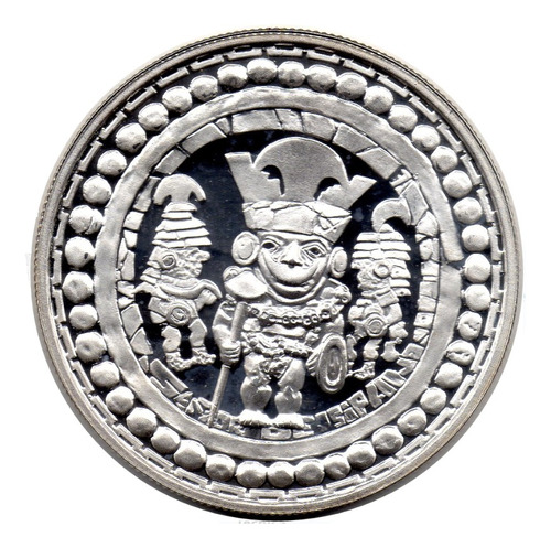  Moneda De Plata Señor De Sipán