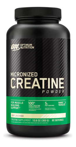 On Optimum Nutrition Creatina Micronizada Suplemento 300g