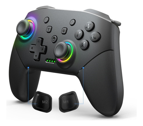 Controle Data Frog S80 Rgb Wireless P/ Nintendo Switch E Pc