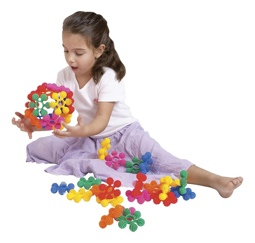 Toddler Manipulatives Mini Interstar Rings, Juego De 40...