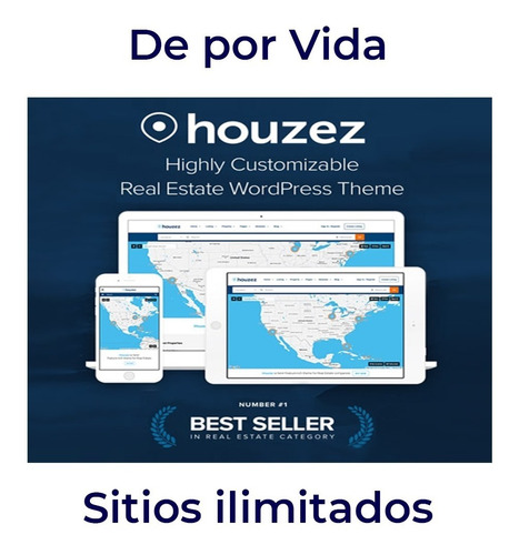 Houzez Real Estate Tema De Por Vida Multisitio