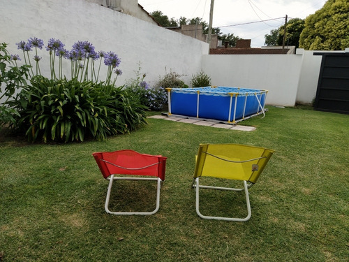 Imagen 5 de 17 de Cabaña Cercana Al Lago; Equipada Para 5 Personas; Con Aire Acondicionado; Cuenta Con Parrilla; Pérgola; Cochera Y Pelopincho En Un Predio Exclusivo Y Cerrado Alquiler Por Dia; Semana; O Mes .
