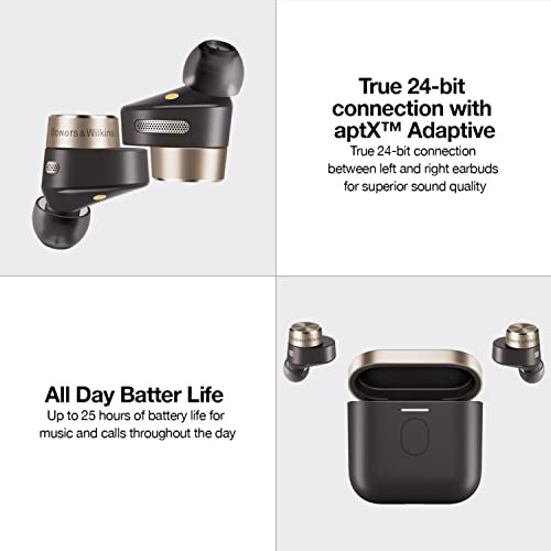 Audifonos Bluetooth Bowers & Wilkins Pi7 Hi-fi -dorado
