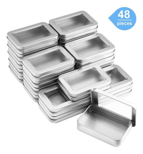 Caja De Lata De Metal Con Tapas, Caja De Latas De Metal Con