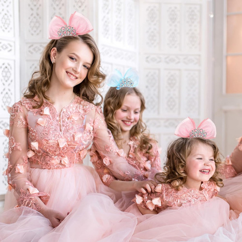 Juego De Accesorios Para El Cabello De Princesa: Mini Lazos