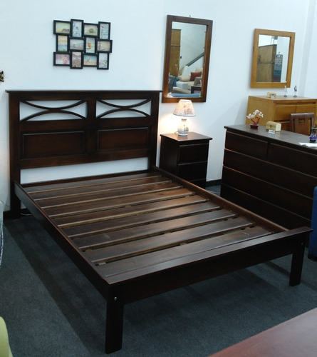 Cama De 2 Plazas Dormitorio - Showroom Muebles