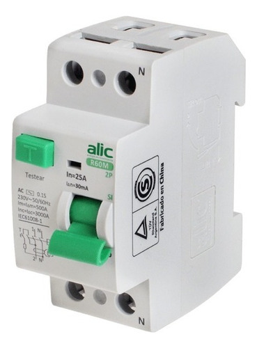 Interruptor diferencial Alic R60M DIF2040