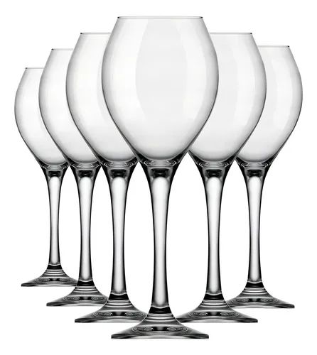 Set de copas de vino Prestige de 350 ml, 6 unidades, color transparente Nadir