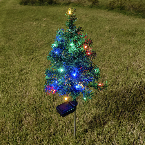 Ilumina El Árbol De Navidad, Jardín Con Energía Solar, Pati