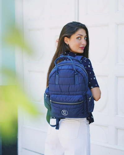 Mochila Urbana Maternal Termica Impermeable Celsius Dubai Color Azul
