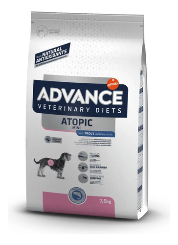 Alimento Advance Perro Medicado Atopic Mini Trucha X 1.5kg