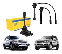 Comprar Kit 1 Jogo Cabo De Ignição Vela + 1 Bobina Pajero Io 1.8 16v Tr4 2.0 16v Gasolina 2002 2003 2004 2005 2006 - Original
