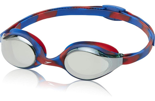 Goggles De Natación Espejado Speedo Hyper Flyer Mirrored Color Azul