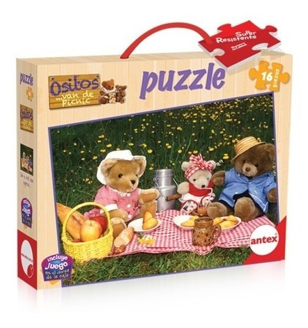 Puzzle Ositos Van De Picnic 16 Pz- Antex 3025