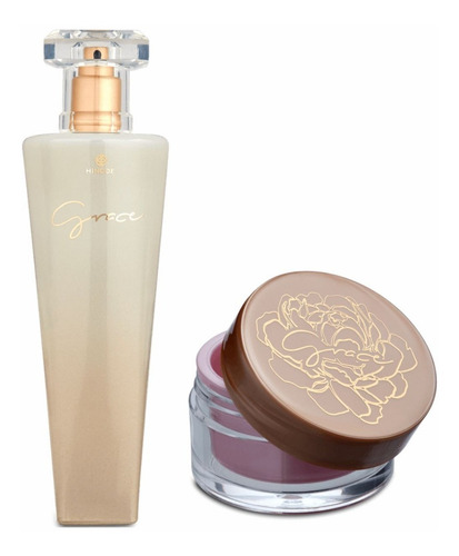 Imagem 1 de 8 de Perfume Grace + Sérum Para Mãos Grace La Rose 40g