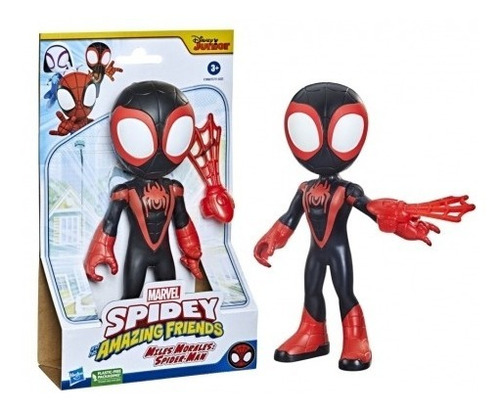 Boneco Homem Aranha Spidey Amazing Friends Miles Morales