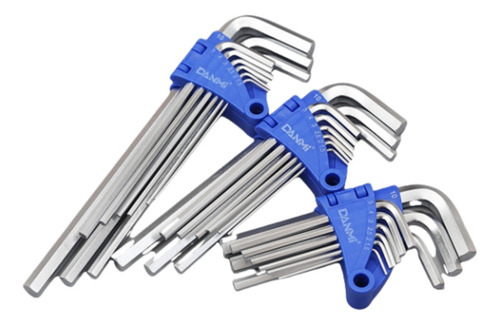 Set Juego De Llaves Allen Hexagonal 9 Piezas - S - Danmi