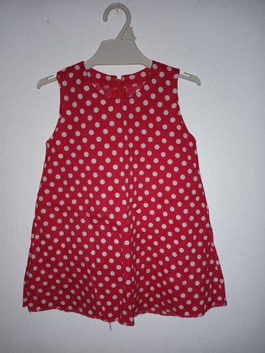 Disfraz Infantil Niña Vestidito Solero Retro Vintage Talle 4