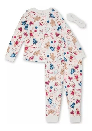 Pijama De Niña De Navidad Importada Talla 7 - 8