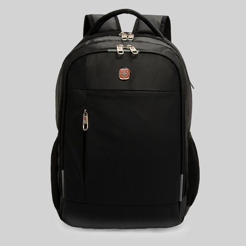 Mochila Masculina Notebook Espaçosa Executiva Cor Preto Desenho Do Tecido Lisa
