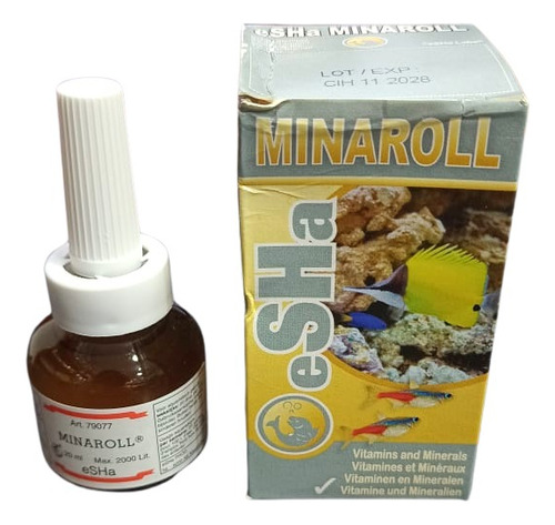 Minaroll 20ml Esha Microelementos Vitamina Minerales Acuario