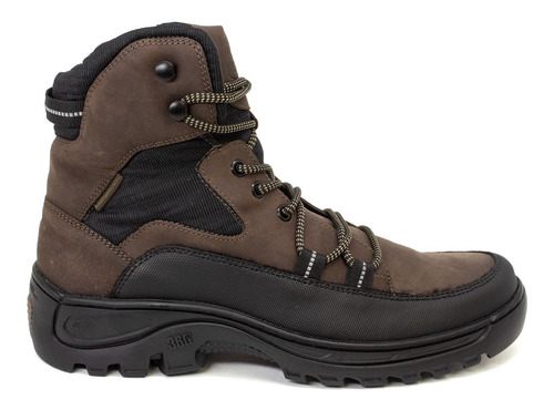 Bota Masculina Anatomic Gel Outdoor Adventure Couro Conforto