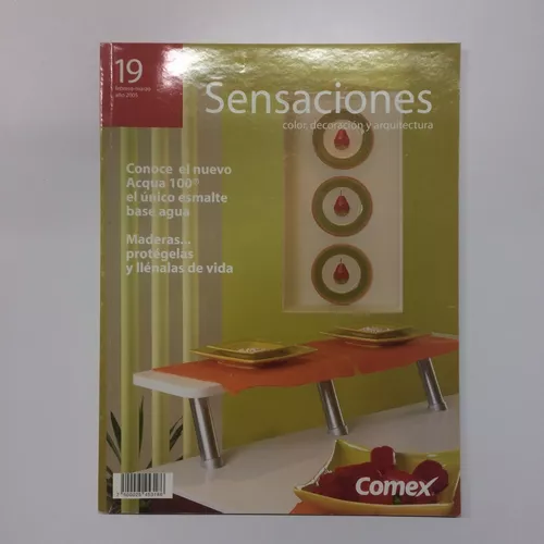 Revista Sensaciones Comex 19 Color Decoración Arquitectura | Meses sin  intereses