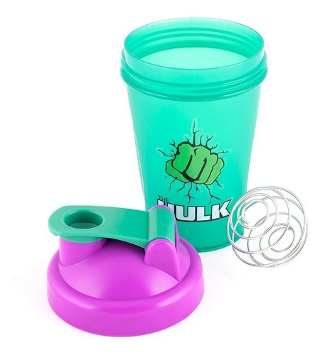Imagen 4 de 7 de Vaso Batidor Comic Shaker Hulk Flash Superman Capitan Americ