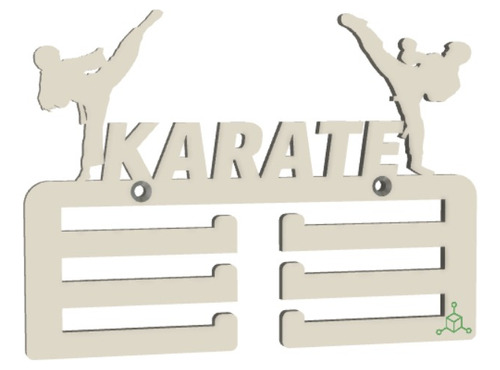 Medallero Karate Colgador Para Medallas De Artes Marciales