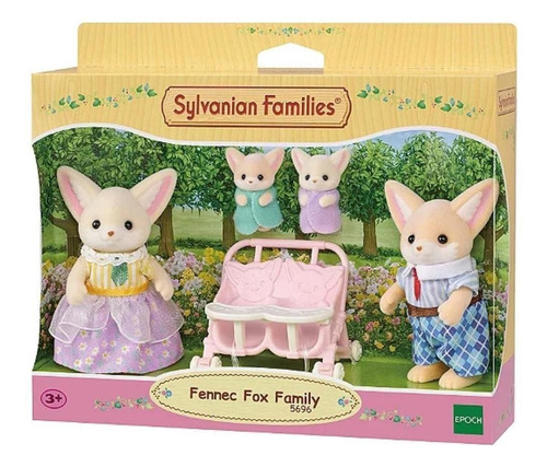 Sylvanian Families Família Das Raposas-do-deserto Epoch 5696