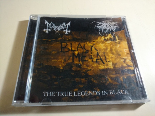 Mayhem / Darkthrone - The Legends In Black - Made In Eu. 