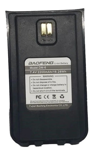 Batería Original Dm-6 Para Radios  Baofeng Bf-h5