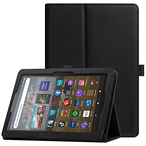 Funda Tipo Folio Para La Nueva Tableta Fire Hd 8 Y 8 Plus De