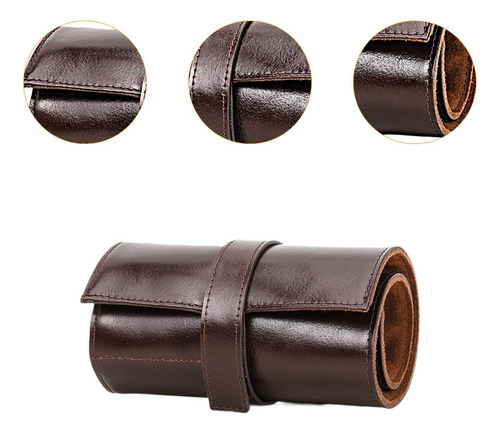 Caja De Reloj De Cuero Para Guardar Relojes, Funda De Viaje