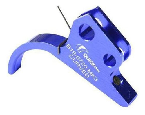 Lâmina Gatilho Ajustável Bam/cbc B19 Azul Mk3 Curved Quick