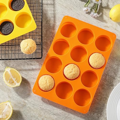 2 Moldes De Silicona Para Galletas De Chocolate Oreo, Redond