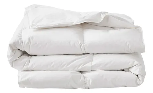 Acolchado De Pluma 1 Plaza Twin Blanco Duvet Plumon Invierno