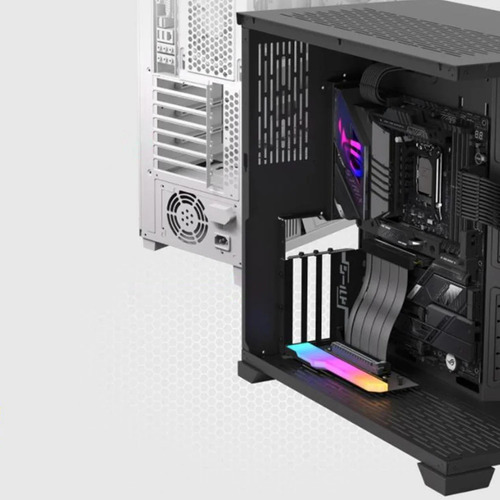 Kit Suporte Vertical Placa Vídeo Pcie Led Gpu