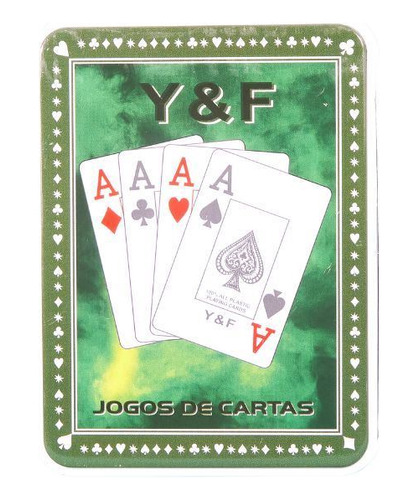 Cartas Poker En Lata 85pcs 9*6cm