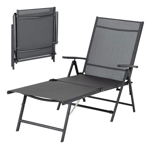 Jomeed Chaise Al Aire Libre Reclinable Plegable Ajustable Si