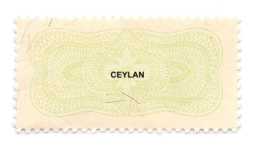 Ceylan Colonia Inglesa Yv 171a Variedad Rara $$ Año 1904