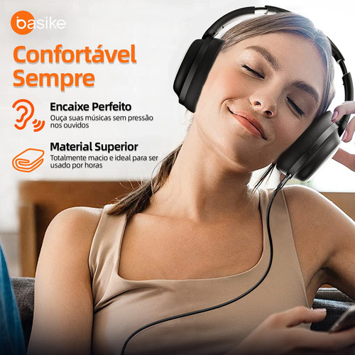 Headset Bluetooth Com Função Caixa De Som E Microfone Anc