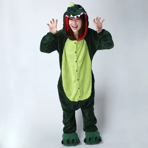 Pijama de dinosaurio con pantuflas new arrivals