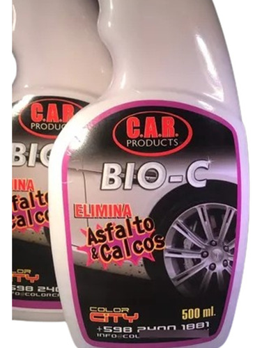 Bio-c Disuelve Salpica Asfalto Adhesivos Insectos.x500ml B12