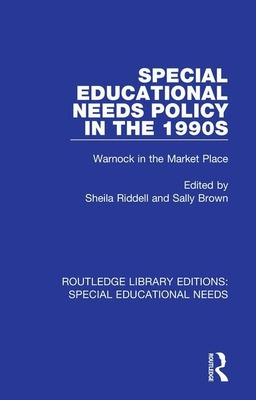Libro Special Educational Needs Policy In The 1990s: Warn...