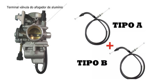 Kit Carburador Twister  2000/2008 + Cabo Acelerador A + B