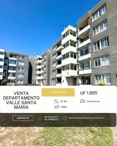 Venta Departamento A Pasos Mall Del Trebol Y Usm