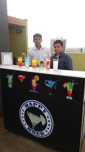 Servicio Barra Móvil Iluminada - Barman - Open Bar Domicilio