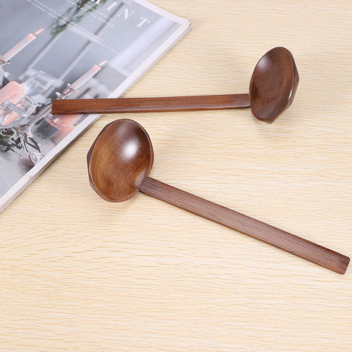Cuchara De Sopa Japonesa De Madera Hecha A Mano Para Ramen D