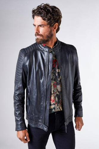 jaqueta de couro masculina reserva